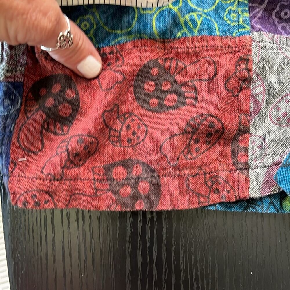 Patchwork Multicolor Mushroom Cargo Pants/Joggers - image 8